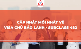 CẬP NHẬT MỚI NHẤT VỀ VISA CHỦ BẢO LÃNH - SUBCLASS 482