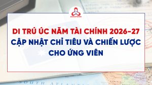 CẬP NHẬT CHỈ TIÊU, XU HƯỚNG VÀ CHIẾN LƯỢC DI TRÚ ÚC CHO ỨNG VIÊN NĂM TÀI CHÍNH 2026-27