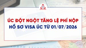 ÚC ĐỘT NGỘT TĂNG LỆ PHÍ NỘP HỒ SƠ VISA ÚC TỪ 01/07/2026